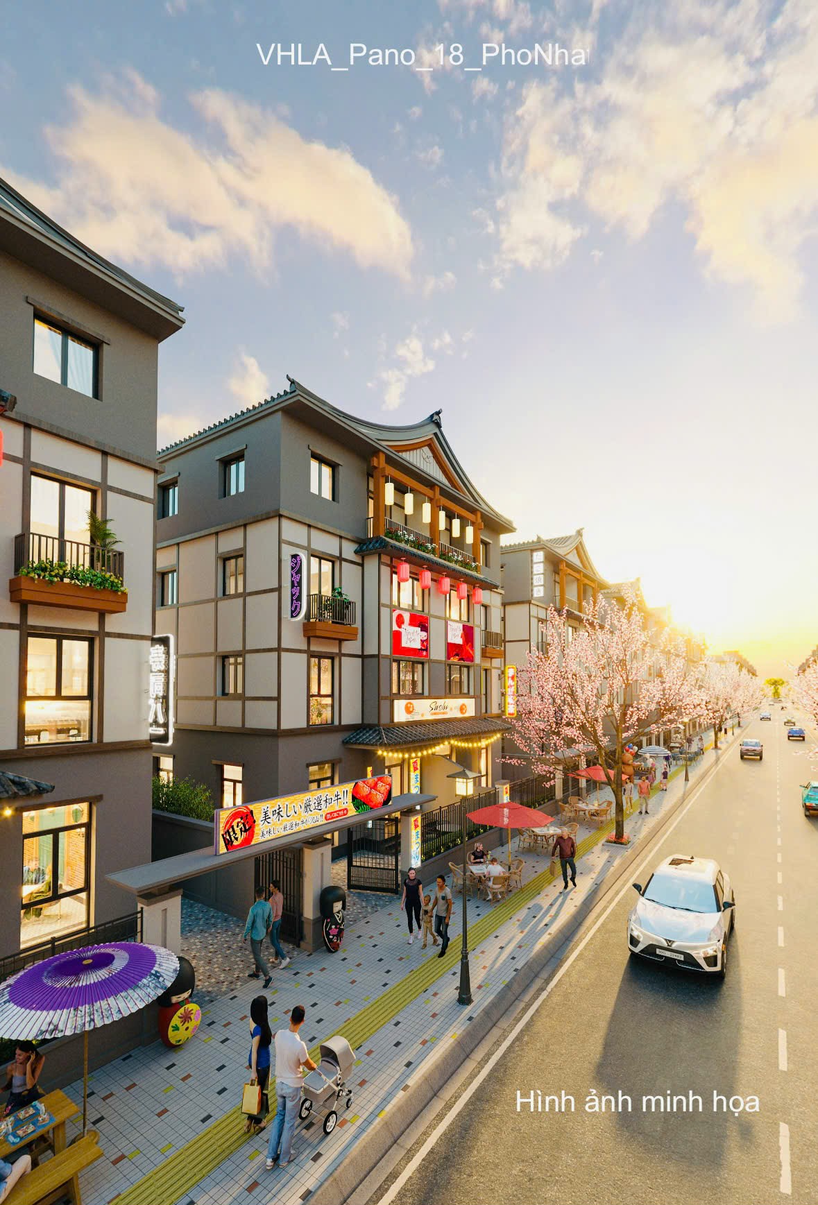 Mẫu nhà phố Vinhomes Long An